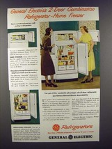 1948 G.E. Combination Refrigerator-Home Freezer Ad! - £14.56 GBP