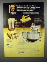 1978 Sunbeam Blender &amp; Mixer Ad - Shirley Jones - £14.48 GBP
