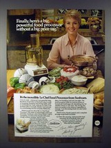 1978 Sunbeam Le Chef Food Processor Ad - Shirley Jones - £14.56 GBP