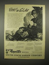 1944 WWII US Raynster Raincoats Ad - G.I. Joe - $18.49