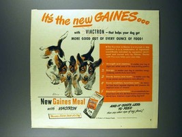 1948 Gaines Dog Food Ad - The New Gaines! - £13.89 GBP