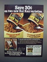 1982 Kal Kan Dog Food Ad w/ Irish Setter - £14.58 GBP