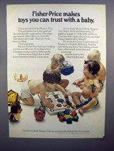 1973 Fisher-Price Crib &amp; Playpen Toys Ad - Trust - £14.73 GBP