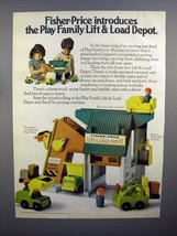 1977 Fisher-Price Play Family Lift &amp; Load Depot Toy Ad - £14.53 GBP