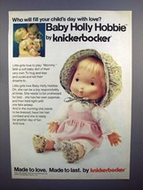 1977 Knickerbocker Baby Holly Hobbie Toy Doll Ad! - £14.53 GBP