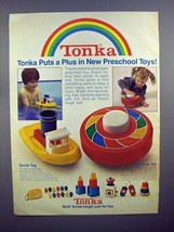 1980 Tonka Scrub Tug &amp; Rainbow Top Toy Ad! - £14.60 GBP