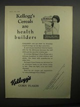1928 Kellogg&#39;s Corn Flakes Cereal Ad - Health Builders - £14.56 GBP