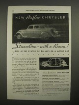 1934 Chrysler Car Ad - Streamline with a Reason - £14.56 GBP