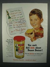 1951 Peter Pan Peanut Butter Ad - Can&#39;t Fool Kids! - £14.44 GBP