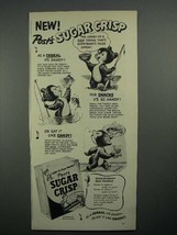 1951 Post&#39;s Sugar Crisp Cereal Ad - $18.49