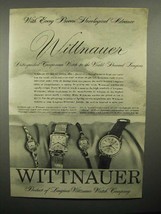 1957 Wittnauer Starlet, Diplomat, Gaiety, Watch Ad - £14.44 GBP