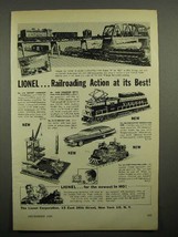 1958 Lionel Trains Ad - No. 175 Rocket Launcher + - £14.74 GBP