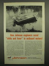 1959 Johnson Sea-Horse Outboard Motor Ad! - $18.49