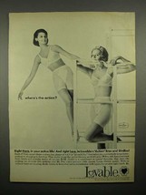 1963 Lovable Bras and Girdles Ad - Wheres the Action - £14.78 GBP