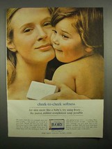1963 Ivory Soap Ad - Cheek-to-Cheek - $18.49