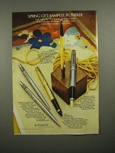 1973 Parker 75 Pen Ad - Spring Gift Sampler - £14.54 GBP
