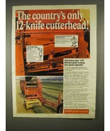 1973 Sperry New Holland 770 Forage Harvester Ad - £14.55 GBP