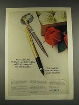 1976 Parker 75 Ball Pen, 75 Soft Tip Pen Ad - £14.78 GBP