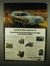 1974 Ford Gran Torino Squire Station Wagon Ad - £14.74 GBP