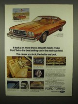 1973 Ford Gran Torino 2-Door Hardtop Car Ad! - £14.74 GBP