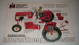 1973 Intnernational Harvester 574 Tractor Ad - $18.49