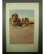 1908 Illustration by Lawren S. Harris - Camels, Desert - £14.55 GBP