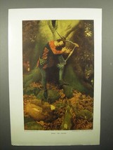 1908 Illustration by Howard Pyle - Edric the Singer - $18.49