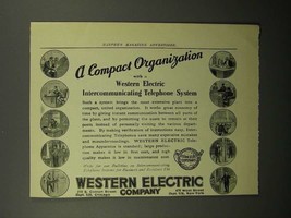 1908 Western Electric Telephone Ad - Compact - $18.49