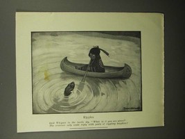 1908 Illustration by Peter Newell - Indian, Ripples - £14.65 GBP