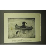 1908 Illustration by Peter Newell - Indian, Ripples - £14.55 GBP