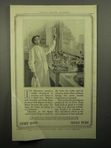 1913 Ivory Soap Ad - In Laboratory Practice - $18.49