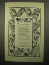 1918 Colgate's Talc Powder Ad! - $18.49