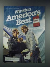 1983 2-page Winston Cigarette Ad - $18.49