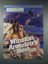 1985 Winston Filters Cigarette Ad - America's Best - $18.49