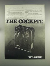 1974 Sony Model ICF-5500 Three-Band Portable Radio Ad - £14.78 GBP