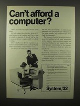 1975 IBM System/32 Computer Ad - Can't Afford? - $18.49