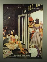 1975 Hanes Pantyhose Ad - Even at a Costume Ball - £14.78 GBP