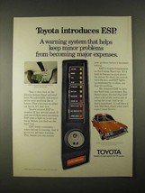 1974 Toyota Car Ad - ESP - Warning System - £14.78 GBP