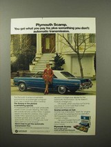 1974 Plymouth Scamp Car Ad - Automatic Transmission - £14.78 GBP