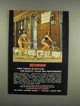 1975 Schwinn LeTour Bicycle Ad - First Choice - £14.78 GBP