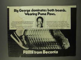 1975 Puma Shoes Ad - Big George McGinnis - $18.49