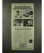 1976 American Express Card Ad - Arthur Ashe - £14.54 GBP