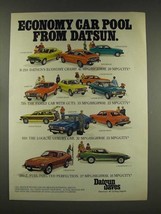 1976 Datsun B-210, 710, 610, 280-Z Car Ad - £14.57 GBP