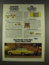 1976 Chevrolet Nova 4-Door Sedan Car Ad - $18.49
