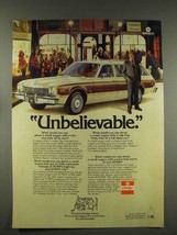 1976 Dodge Aspen Wagon Ad - Unbelievable - $18.49