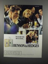 1990 Benson &amp; Hedges Cigarette Ad - Like to Smoke - £14.78 GBP