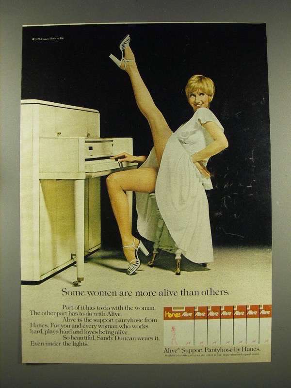 1976 Hanes Pantyhose Ad - Sandy Duncan and 50 similar items