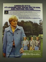 1976 Sears Johnny Miller Menswear Ad - America's Style - $18.49