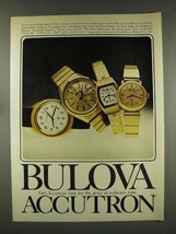 1976 Bulova 22118, 22551, 22957, 23812 Watch Ad - £14.78 GBP