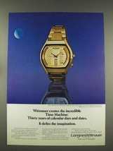 1976 Longines Wittnauer Time Machine Watch Ad - £14.44 GBP